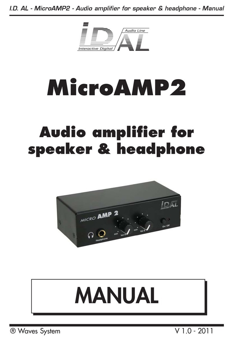 I.D. AL MicroAMP2 Bedienungsanleitung