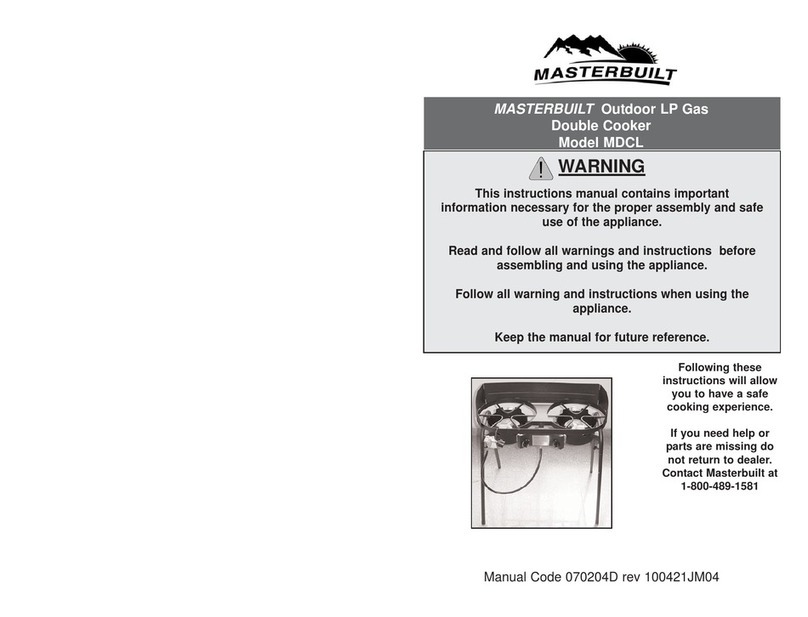 Masterbuilt MDCL Bedienungsanleitung