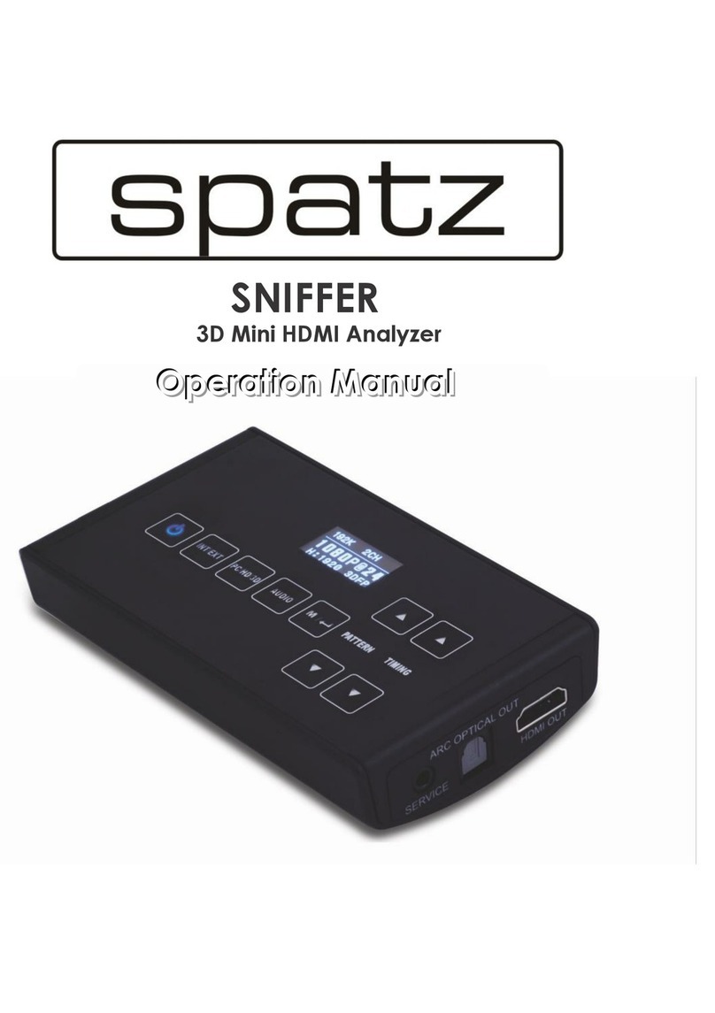Spatz Sniffer Bedienungsanleitung