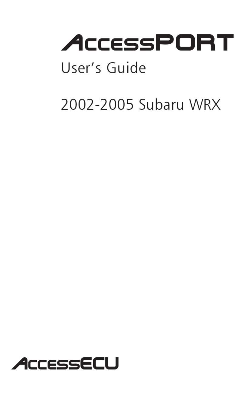 AccessECU WRX 2002 Bedienungsanleitung
