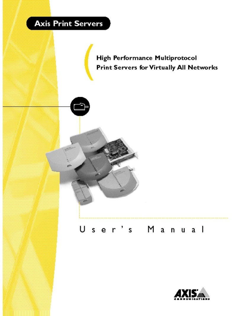 Axis 540 series Bedienungsanleitung
