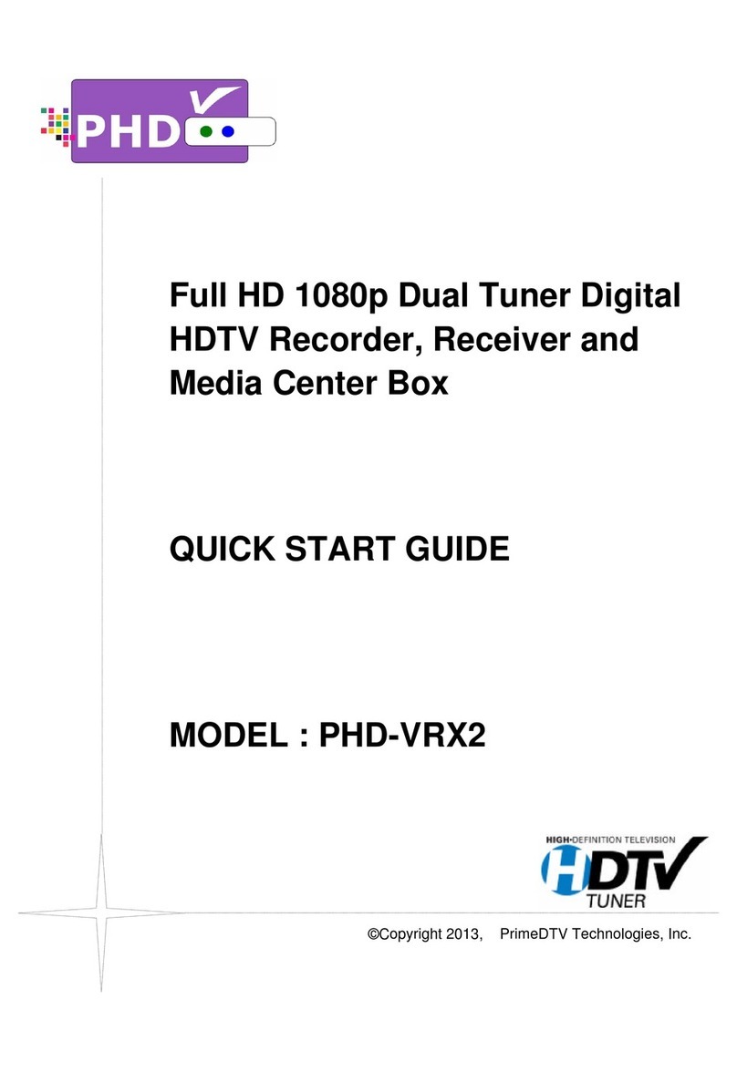 PhDsolutions PHD-VRX2 Bedienungsanleitung