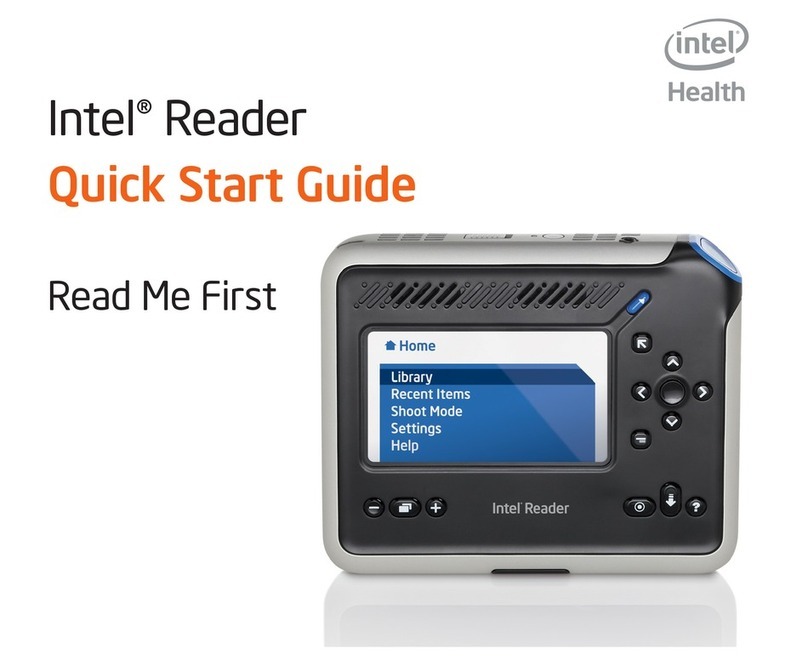 Intel Reader Bedienungsanleitung