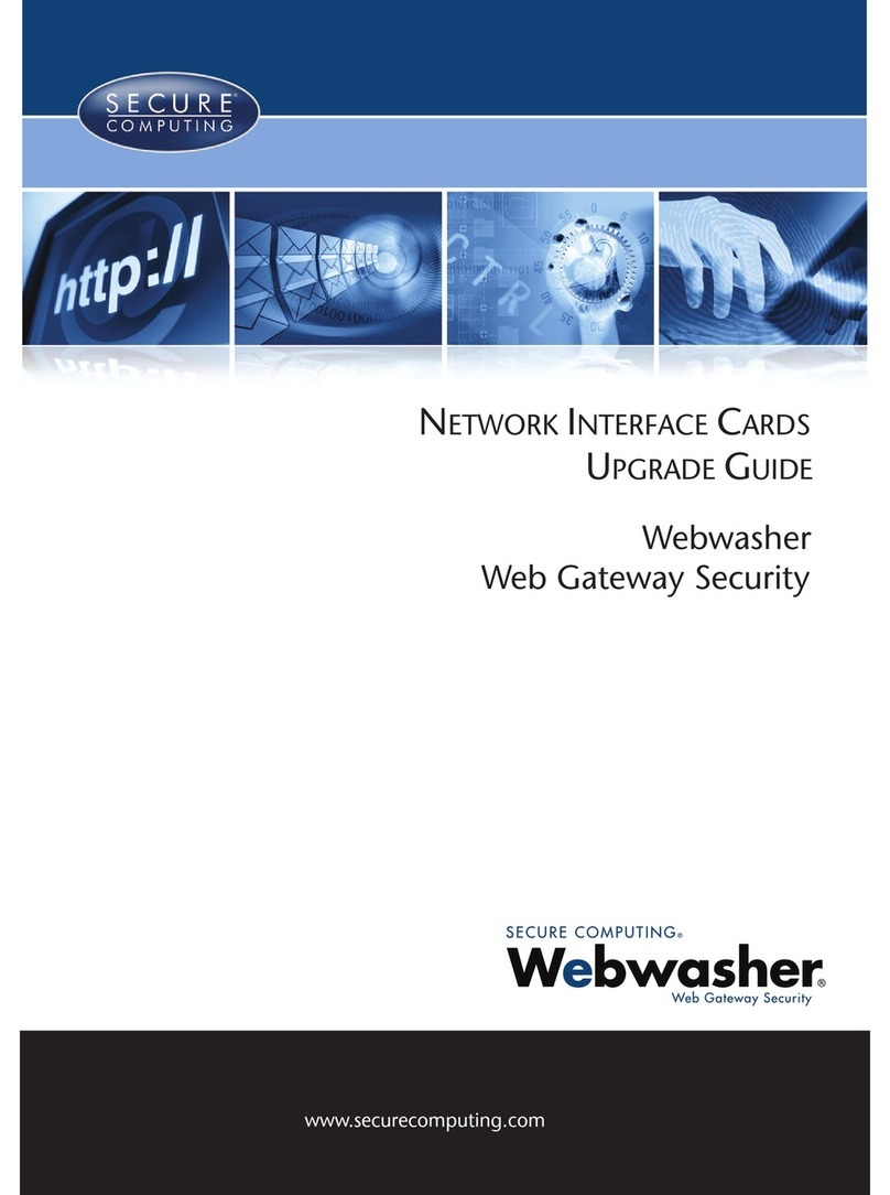 Secure Computing NETWORK INTERFACE CARDS Bedienungsanleitung