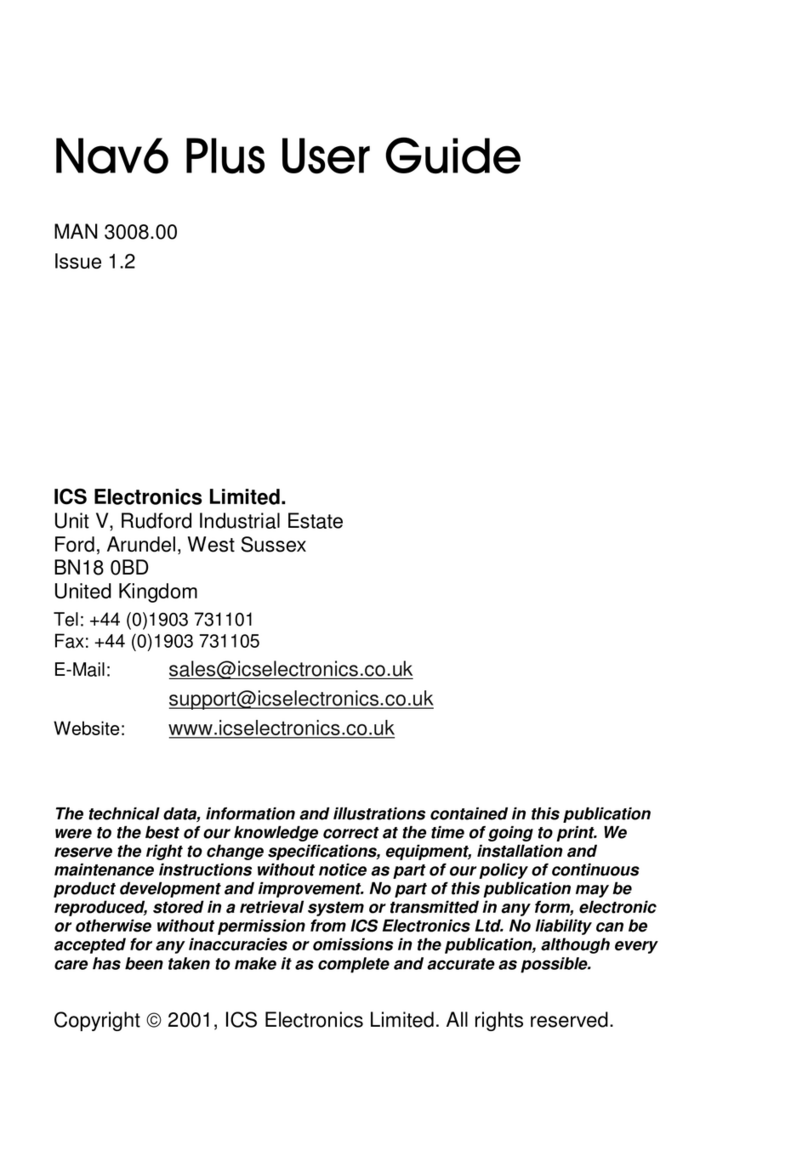 ICS Nav6plus Bedienungsanleitung