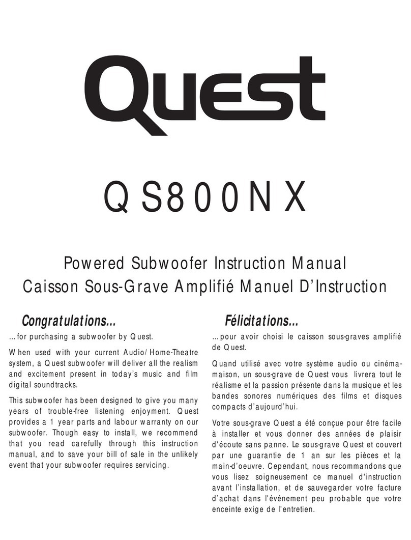Quest Engineering QS800NX Bedienungsanleitung