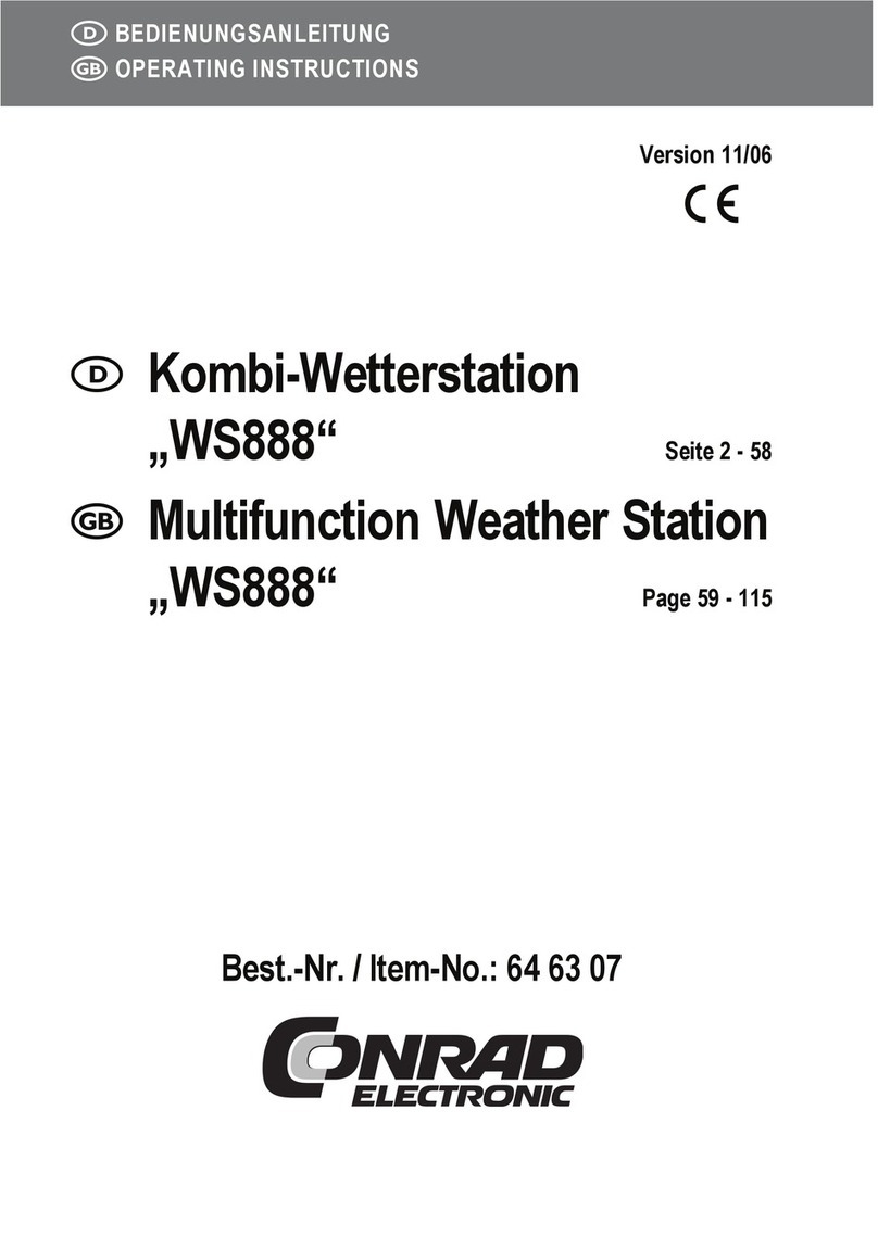 Conrad WS888 Bedienungsanleitung