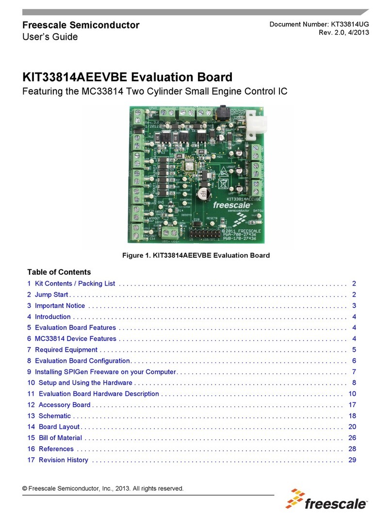 Freescale Semiconductor KIT33814AEEVBE Bedienungsanleitung