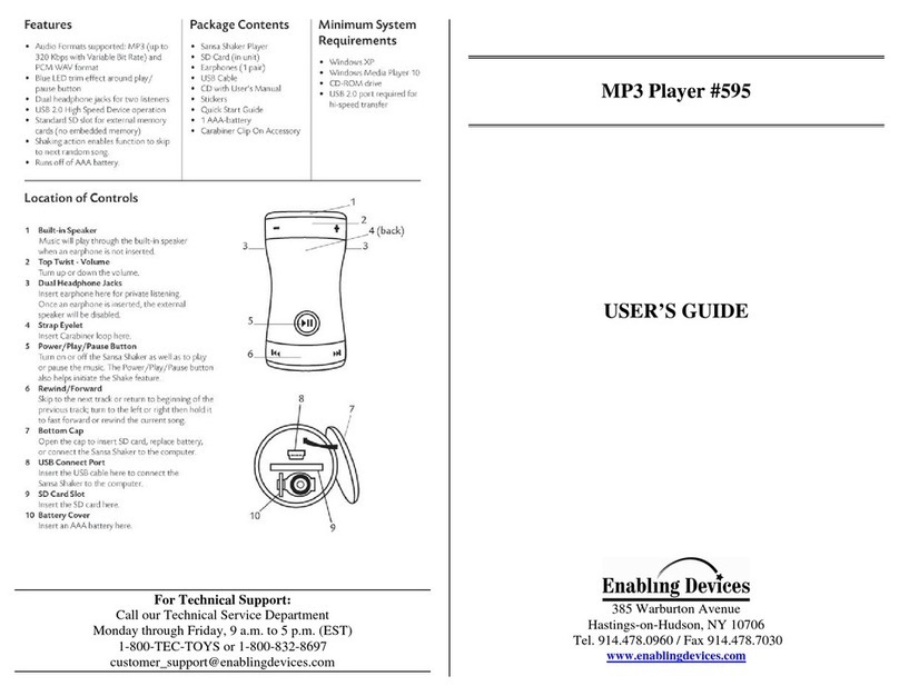 Enabling Devices 595 Bedienungsanleitung