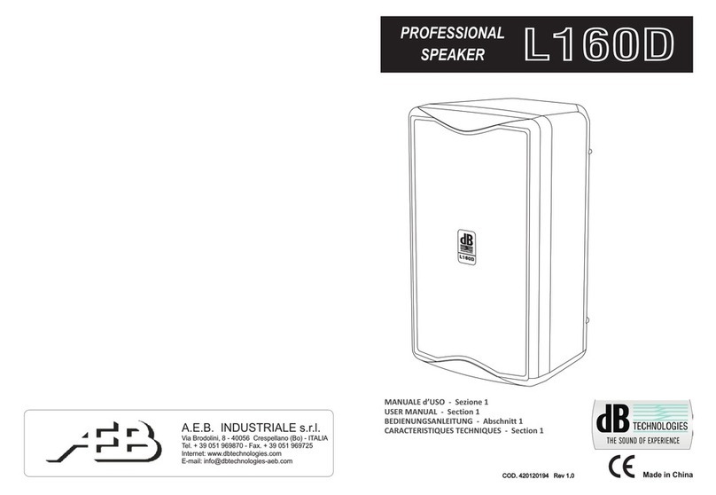 A.E.B. L160D Bedienungsanleitung