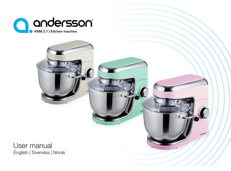 Andersson KNM 2.1 Bedienungsanleitung Andersson KNM 2.1 Bedienungsanleitung