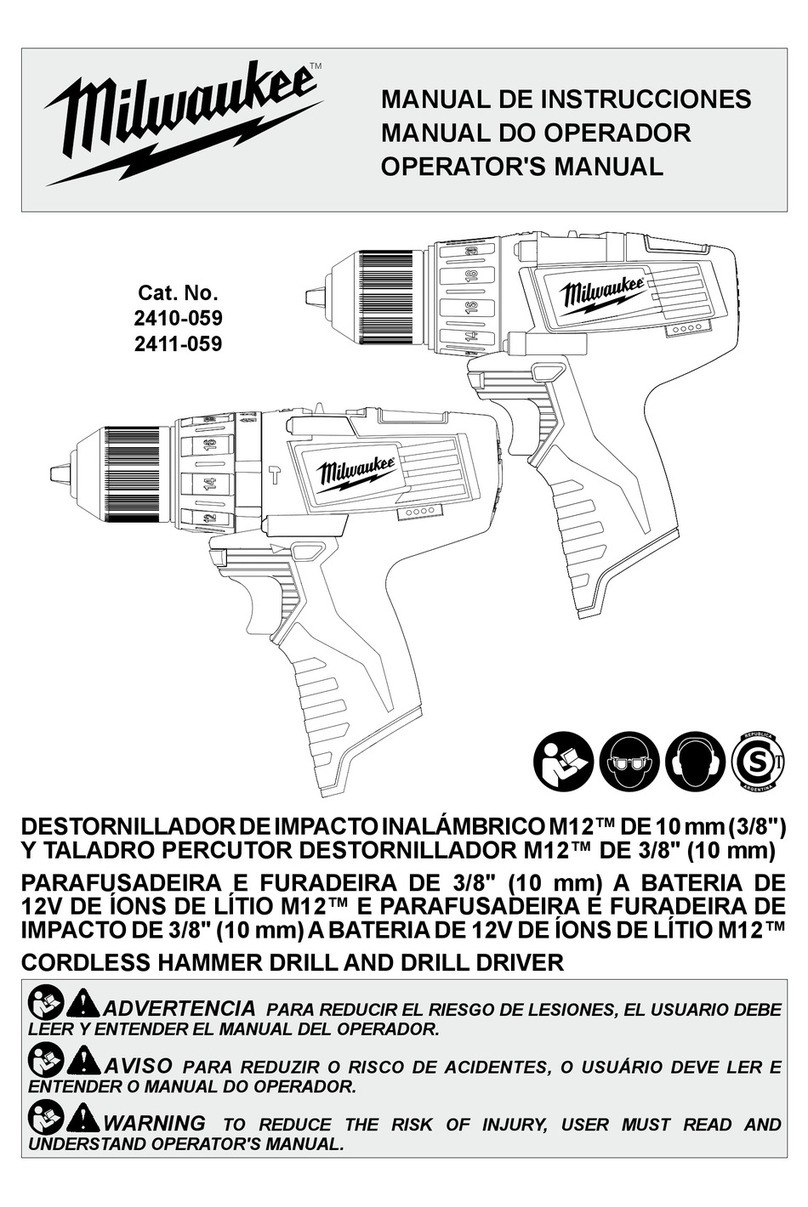 Milwaukee 2410-059 Bedienungsanleitung