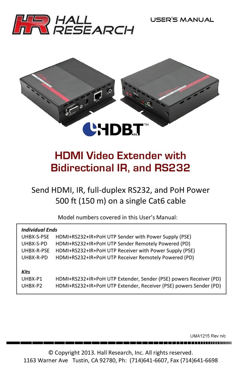 HR UHBX-S-PSE Bedienungsanleitung