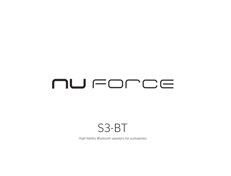 NuForce S3-BT Bedienungsanleitung