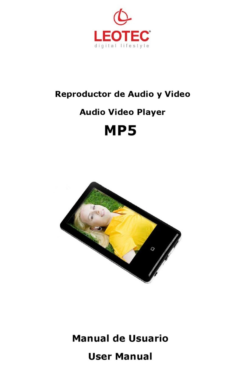 Leotec MP5 Bedienungsanleitung