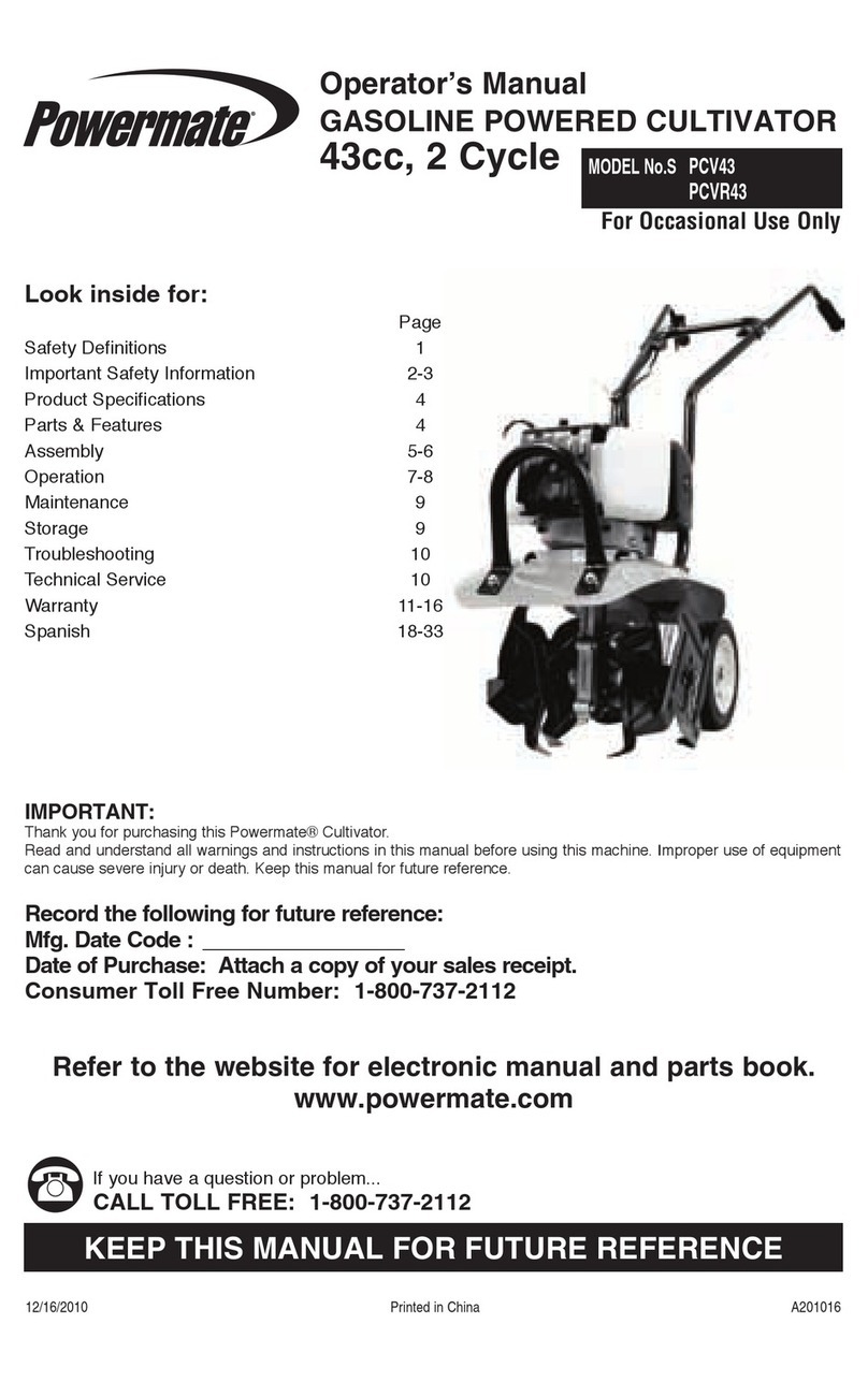 Powermate PCV43 Bedienungsanleitung