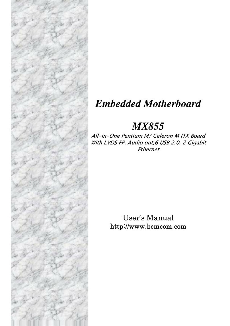 BCM MX855 Bedienungsanleitung