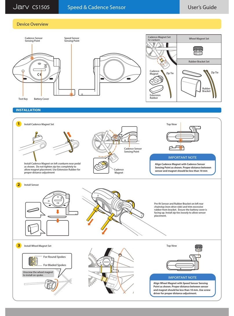 Jarv CS1505 Bedienungsanleitung