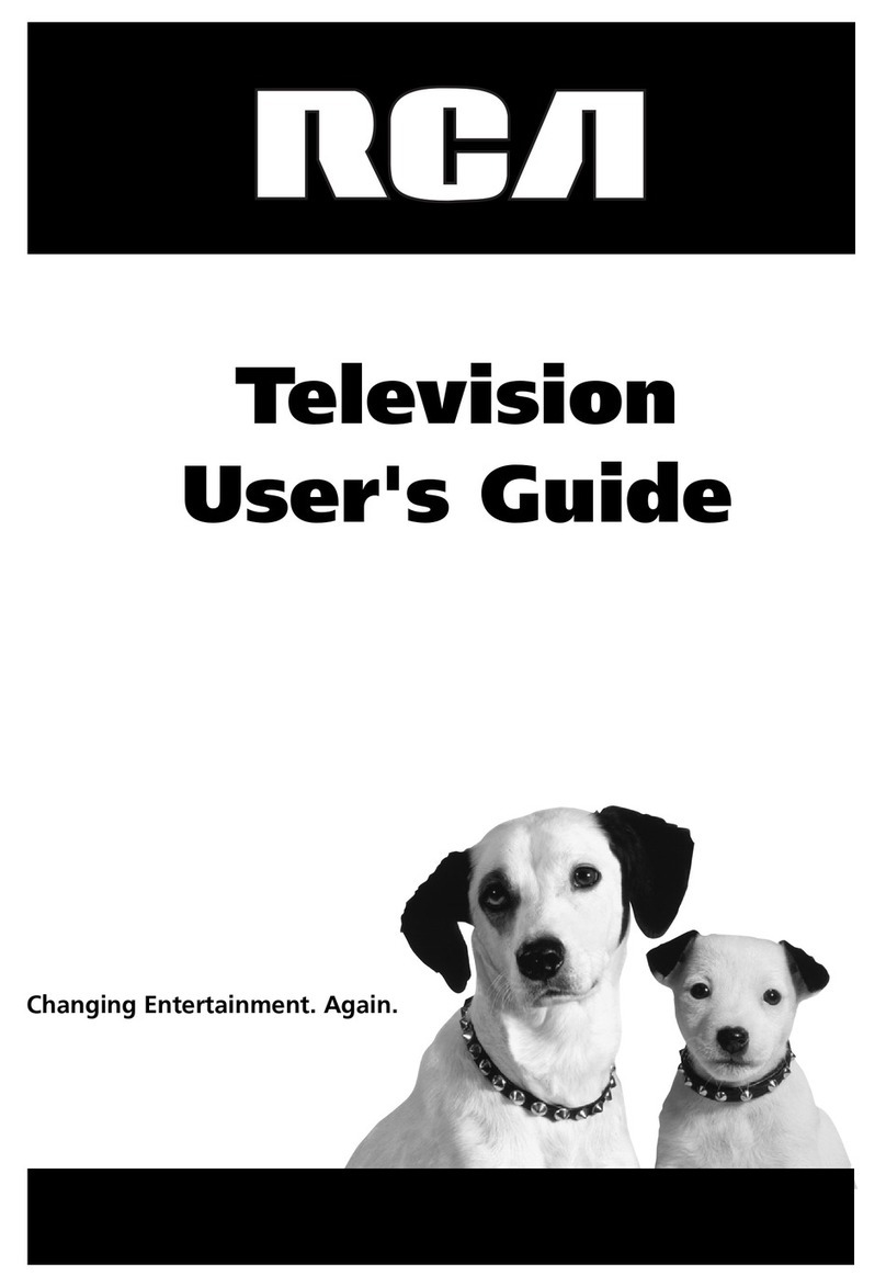 RCA HDTV Television Bedienungsanleitung