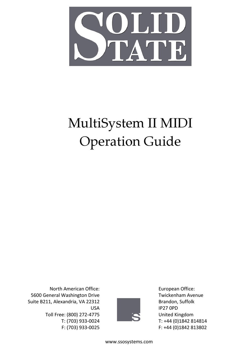Solid State MultiSystem II Bedienungsanleitung