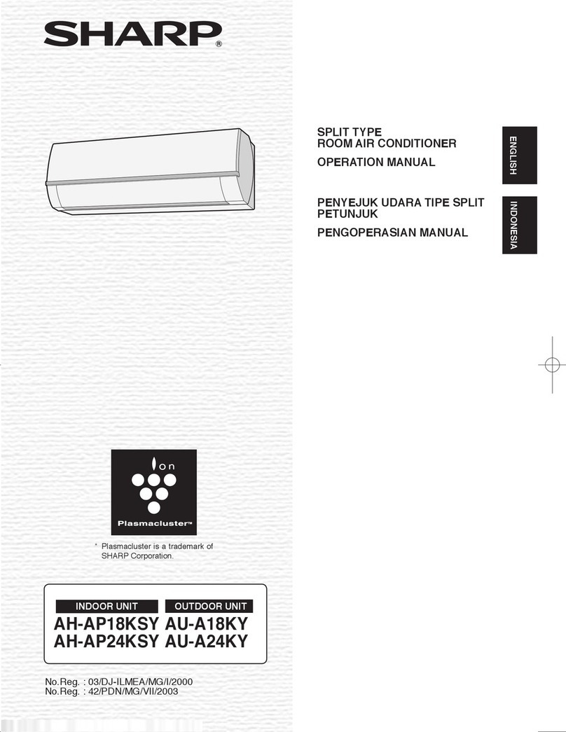 Sharp AH-AP18KSY Bedienungsanleitung