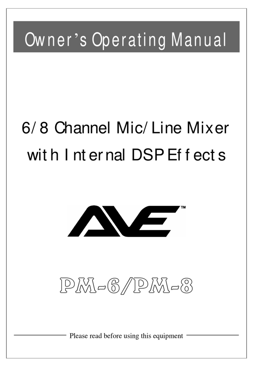 AVE PM-6 Bedienungsanleitung