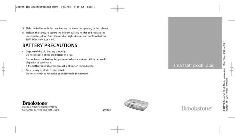 Brookstone SMARTSET Bedienungsanleitung