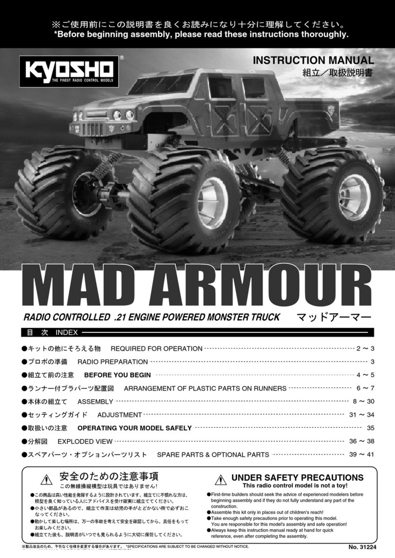 Kyosho Mad Armour Bedienungsanleitung Kyosho Mad Armour Bedienungsanleitung
