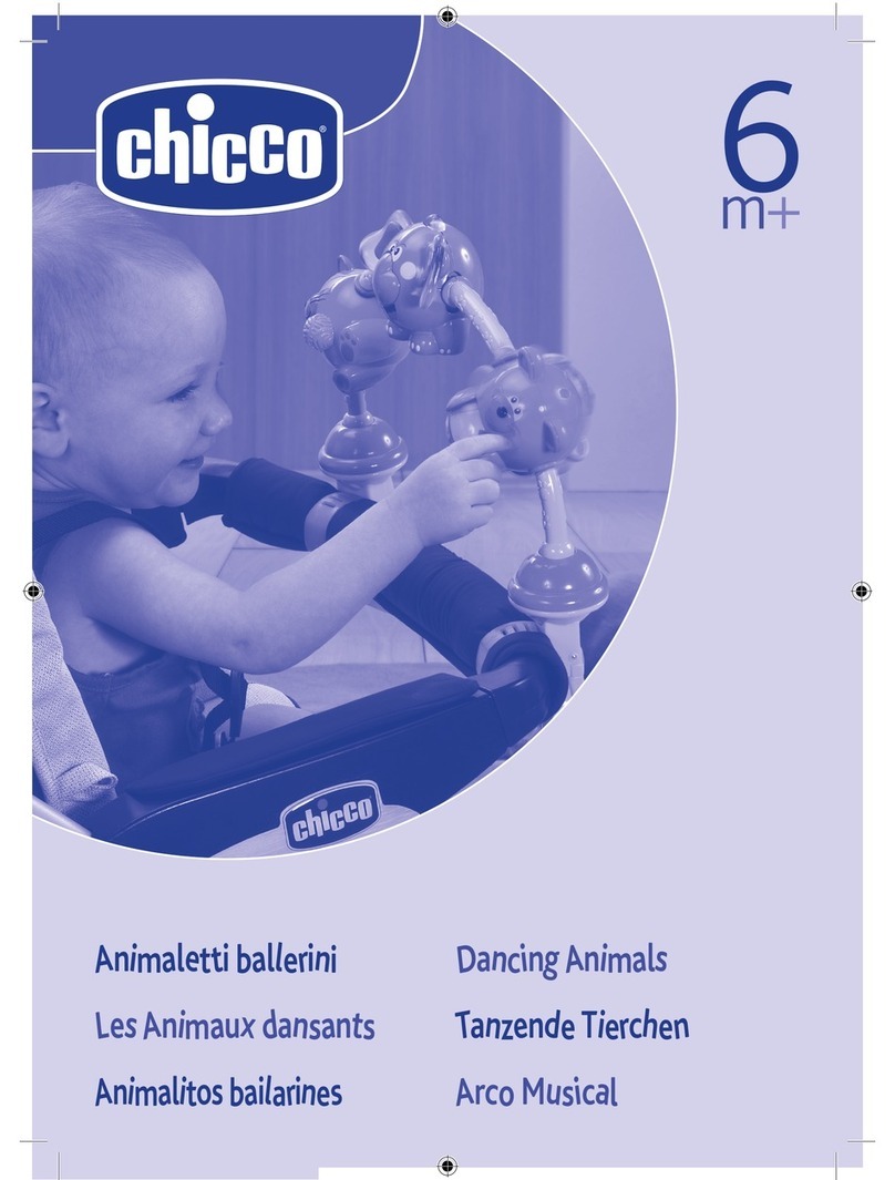 Chicco DANCING ANIMALS Bedienungsanleitung