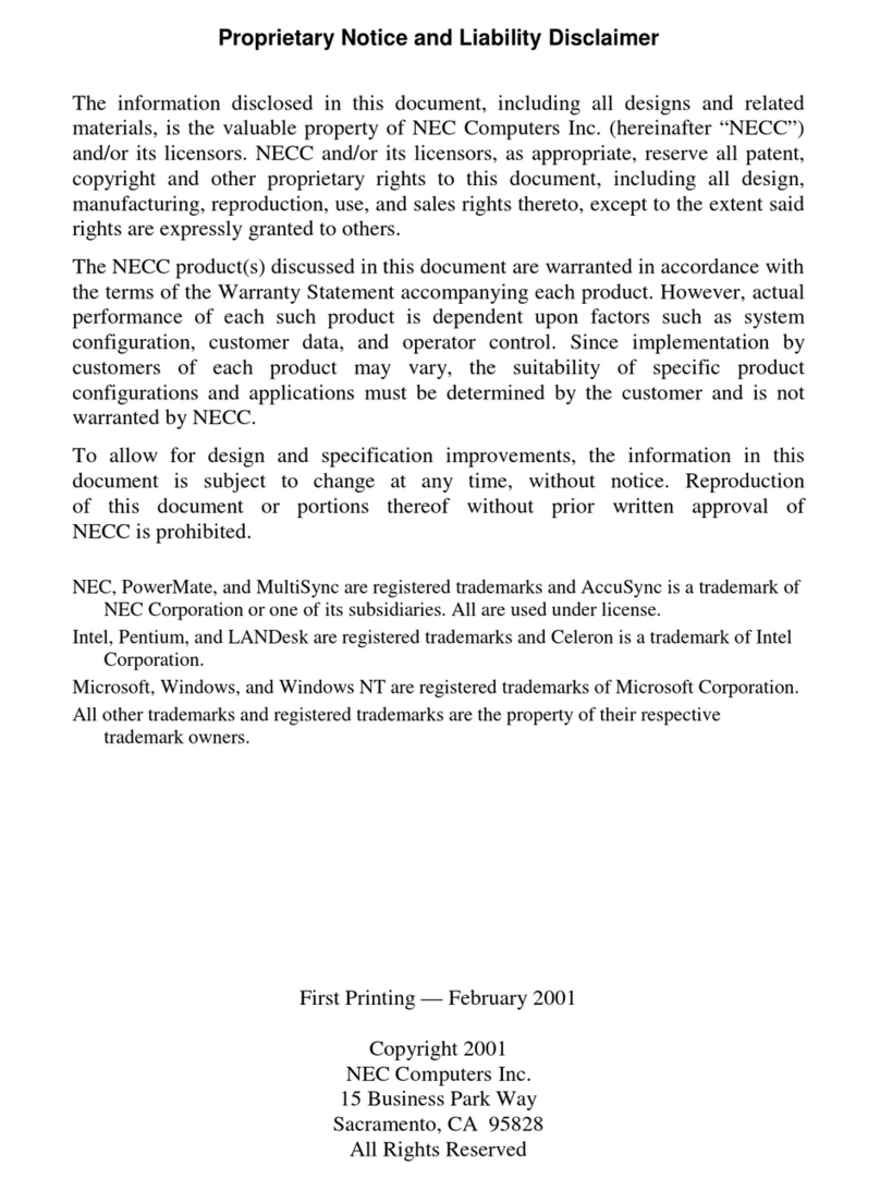 NEC POWERMATE CT 815 - RELEASE NOTES Bedienungsanleitung