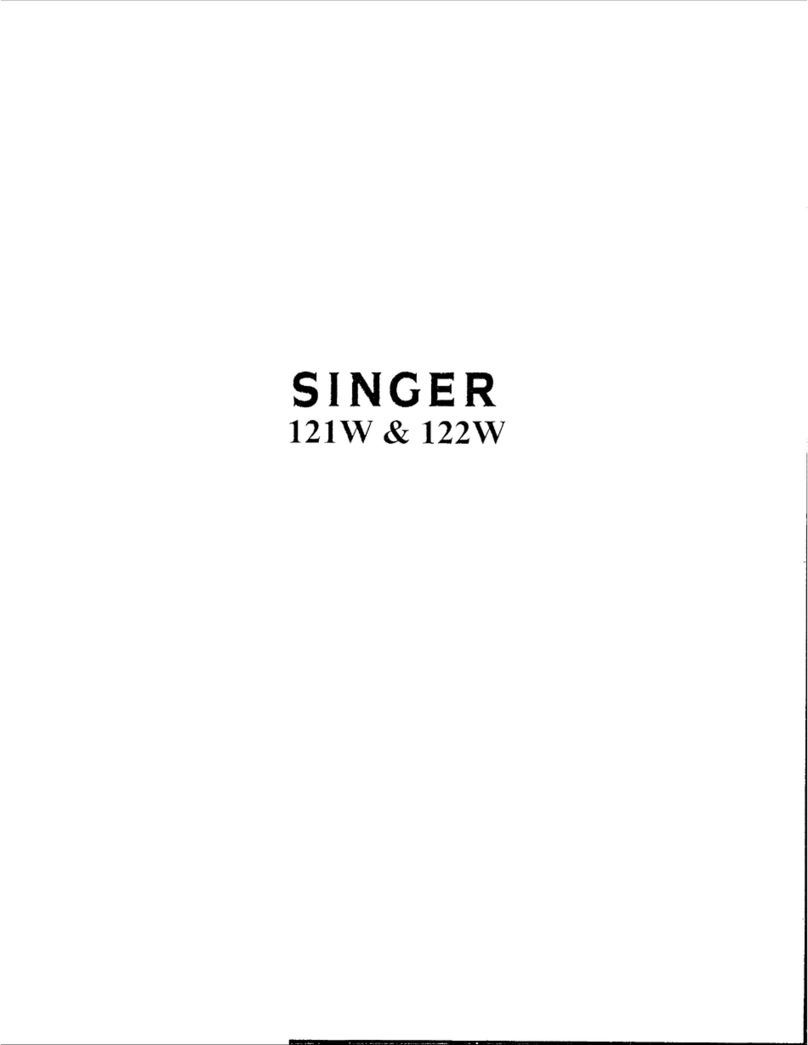 Singer 121W Installations- und Betriebshandbuch Singer 121W Installations- und Betriebshandbuch