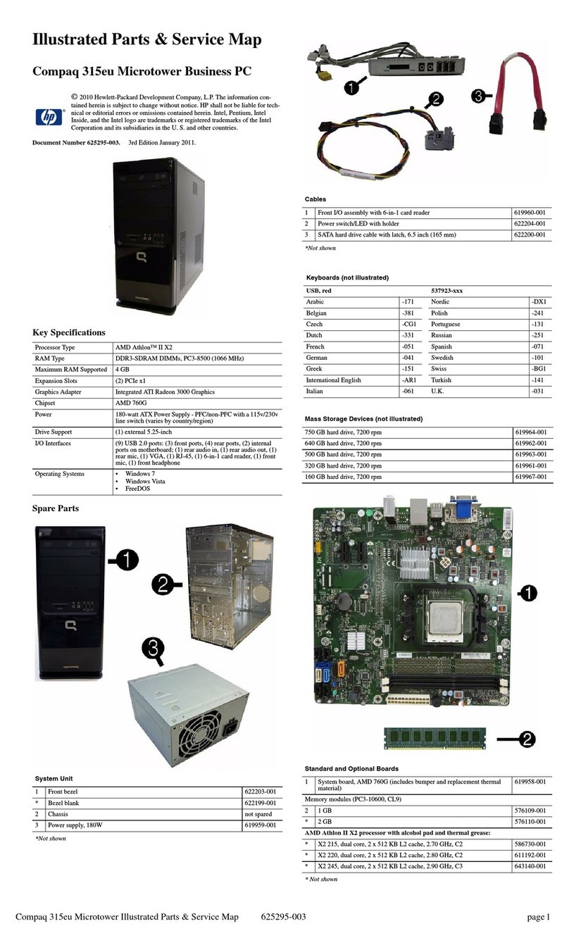 Compaq 315eu - Microtower PC Einrichtungshandbuch Compaq 315eu - Microtower PC Einrichtungshandbuch