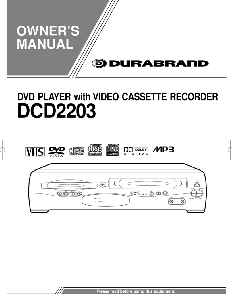 Durabrand DCD2203 Bedienungsanleitung