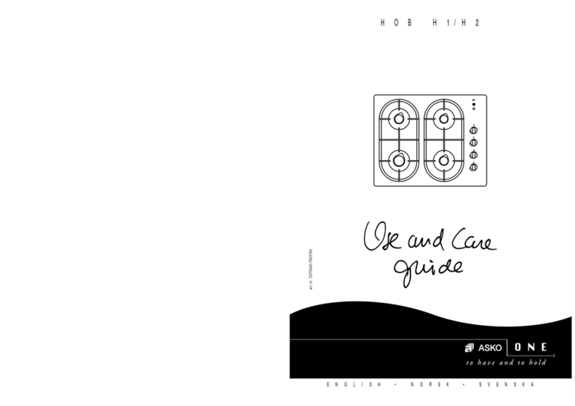 Asko H1/H2 Bedienungsanleitung