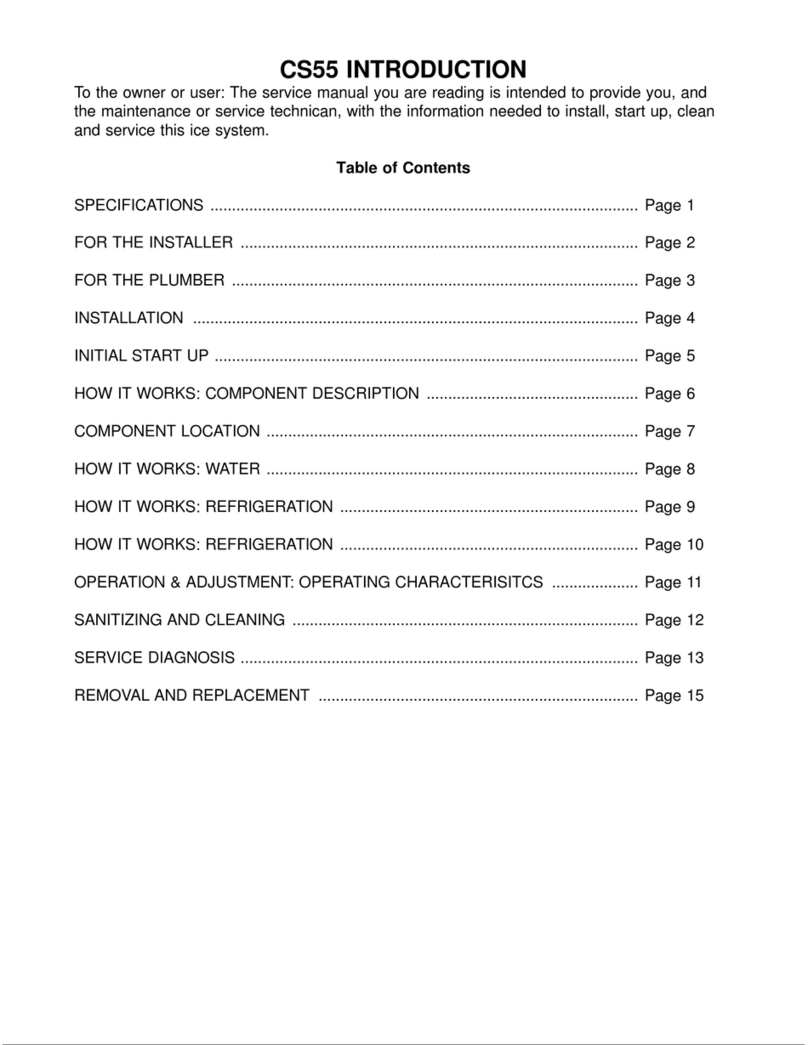 Scotsman CS55 Bedienungsanleitung