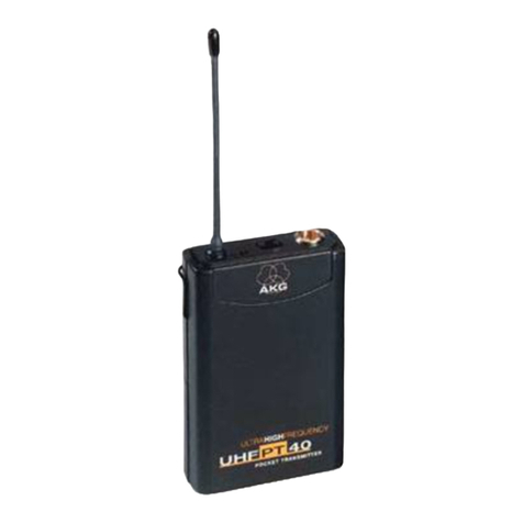 AKG PT 40 Bedienungsanleitung