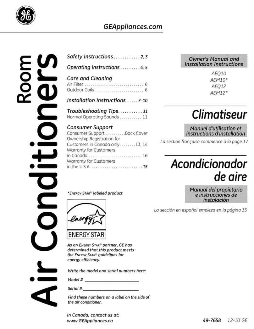 GE AEM12AP Betriebsanleitung