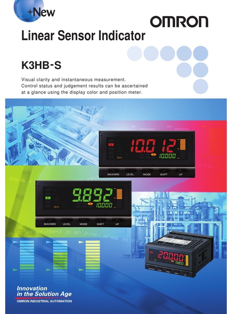 Omron K3HB-S Bedienungsanleitung