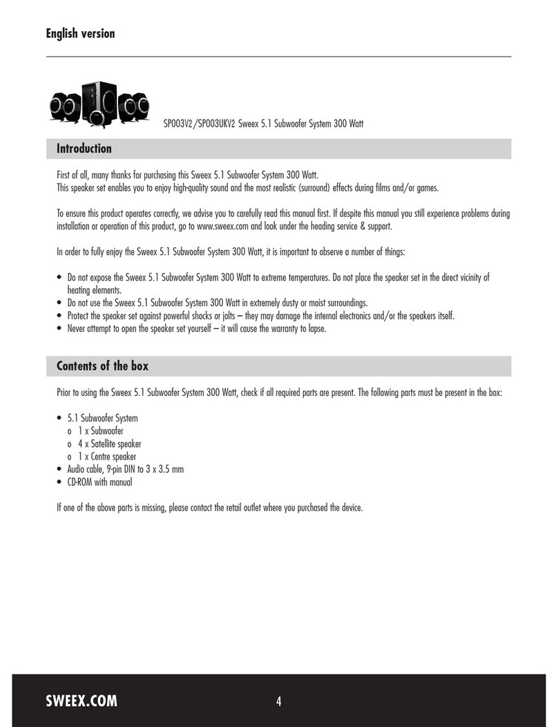 SWEEX SP003V2 - QUICK_START_GUIDE Referenzhandbuch