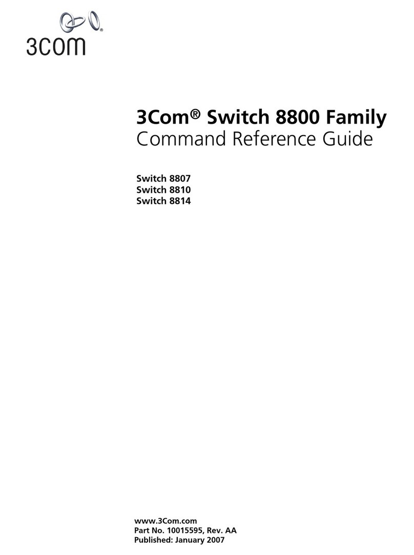 3Com Switch 8807 Betriebsanleitung