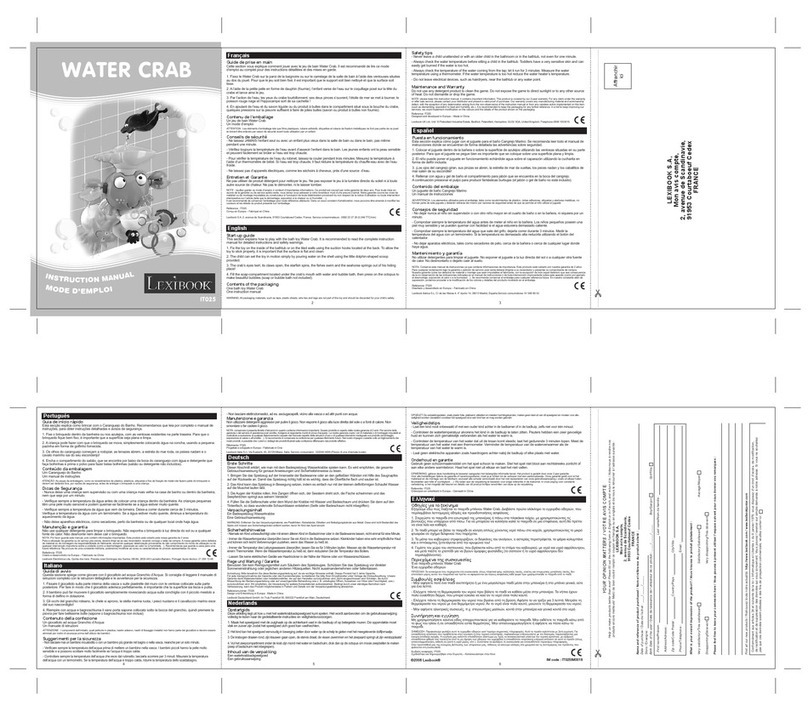 LEXIBOOK IT025 Bedienungsanleitung LEXIBOOK IT025 Bedienungsanleitung