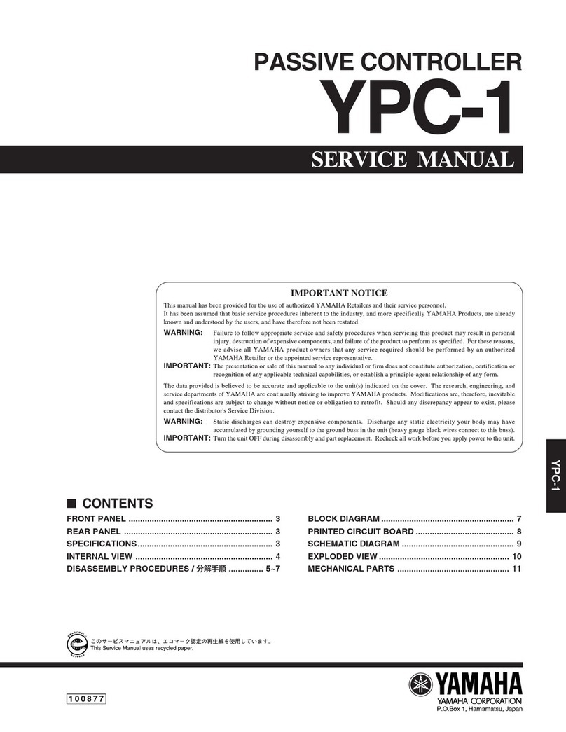 Yamaha YPC-1 Bedienungsanleitung