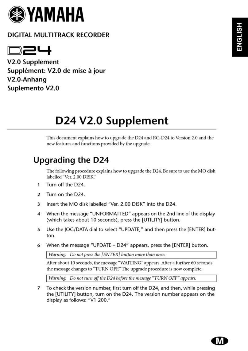 Yamaha D24 Installations- und Betriebshandbuch