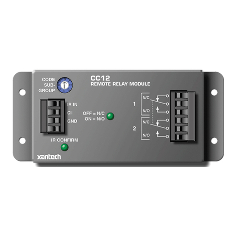 Xantech CC12 Bedienungsanleitung