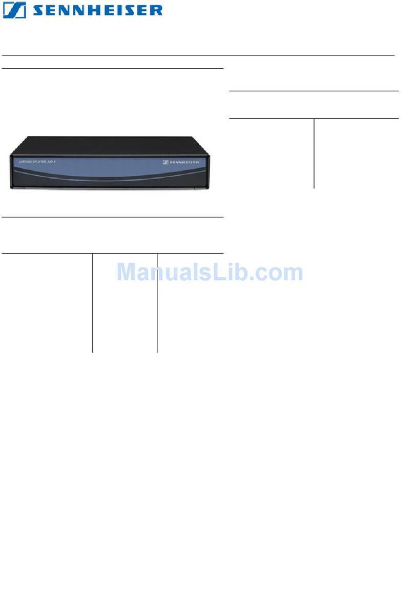 Sennheiser ASP 2 Bedienungsanleitung