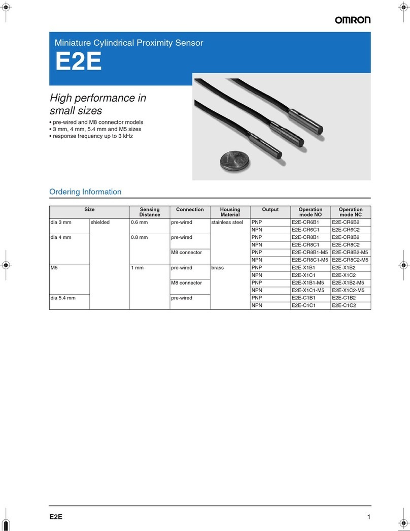 Omron E2E -  2 Bedienungsanleitung