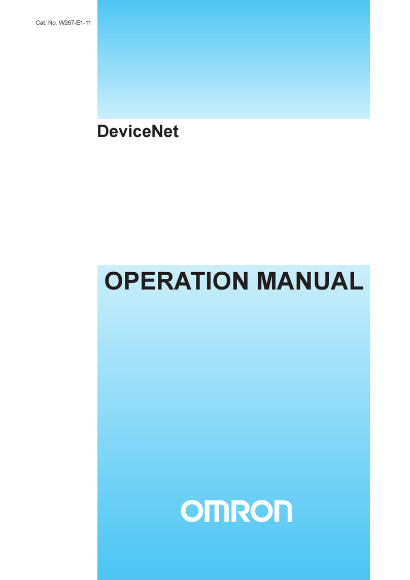 Omron DEVICENET - Bedienungsanleitung