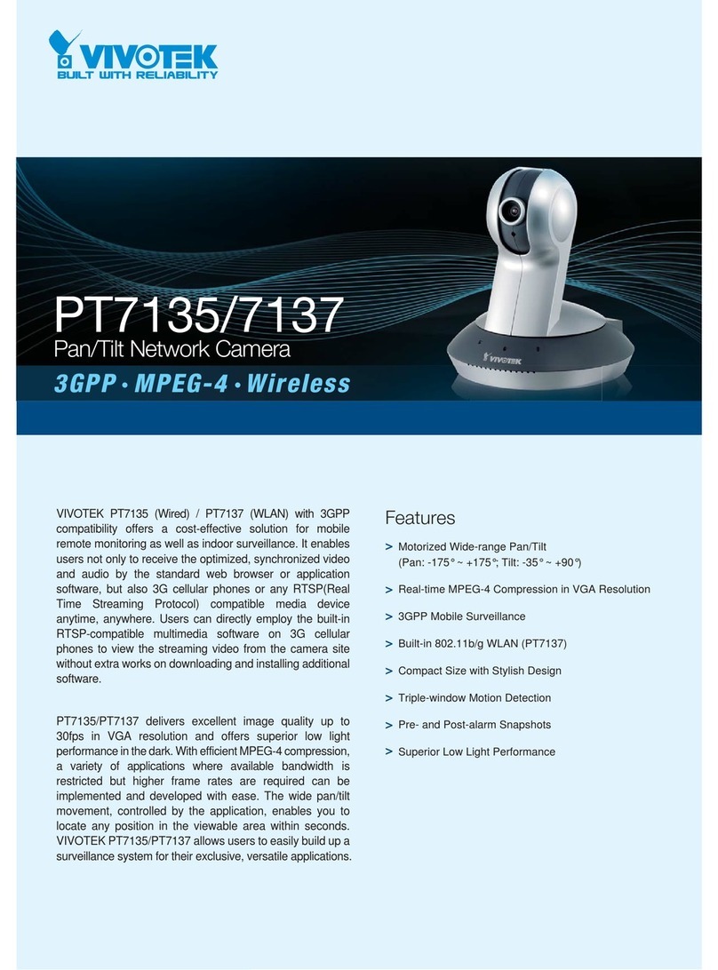 Vivotek PT7135 Bedienungsanleitung