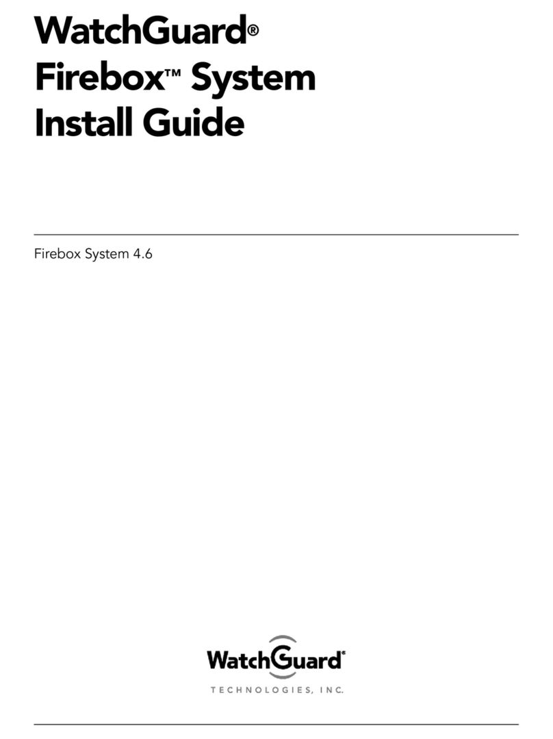 Watchguard Firebox X1000 Bedienungsanleitung