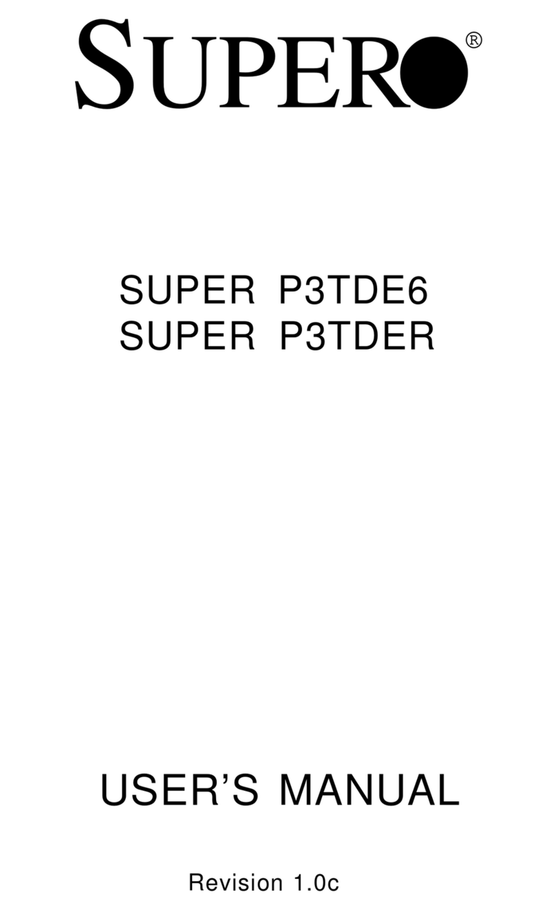 Supero SUPER P3TDE6 Bedienungsanleitung